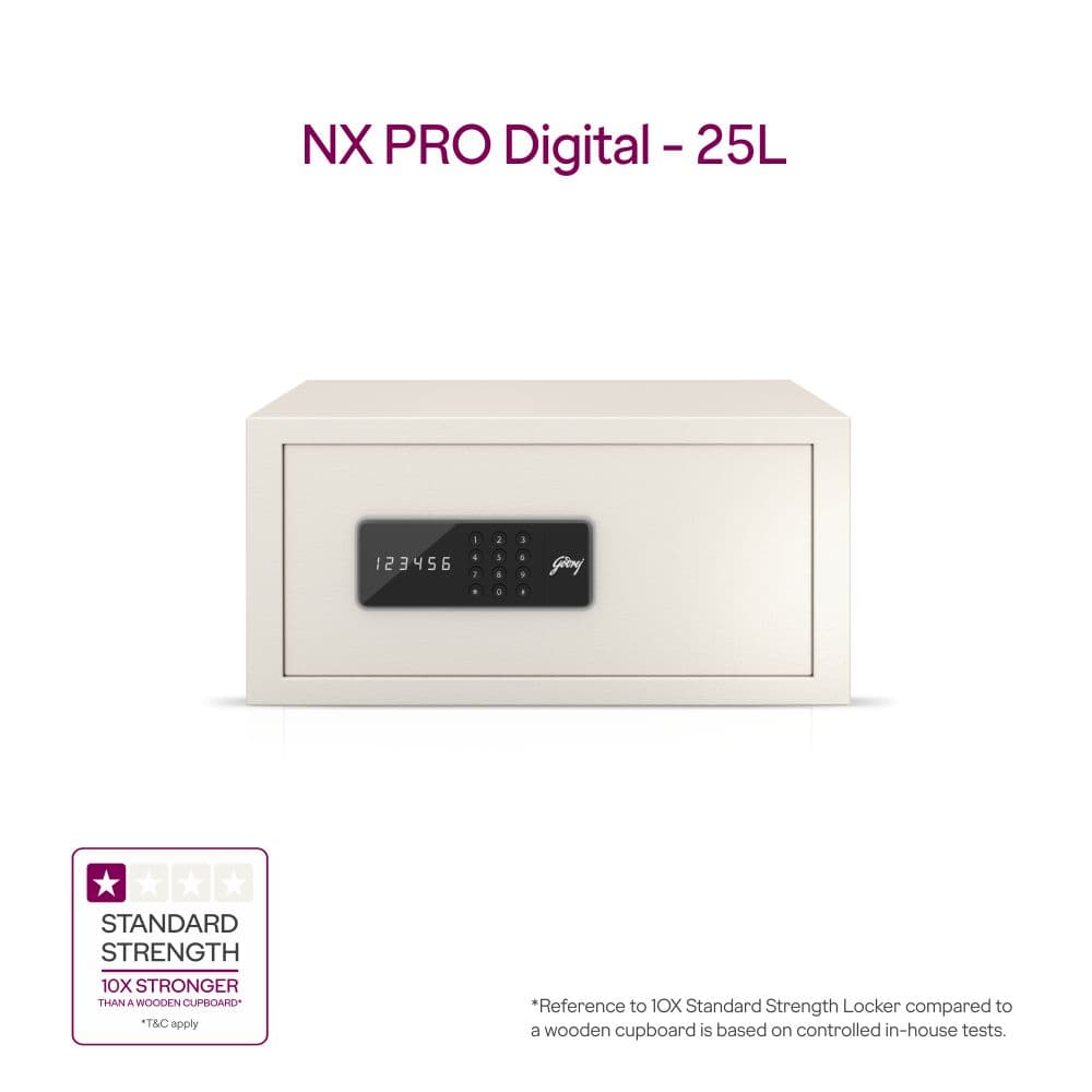 Godrej NX Pro Digital (25L) Ivory Home Locker